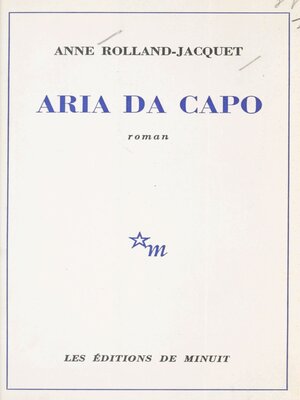 cover image of Aria da capo